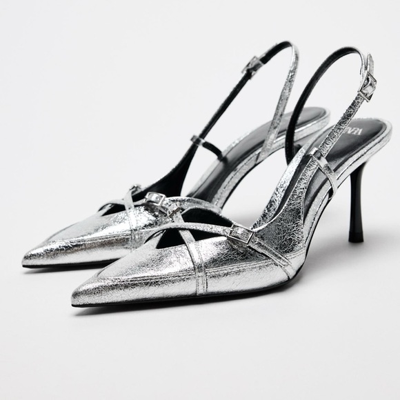 Zara Shoes - ZARA BUCKLED STRAP HEELED SHOES